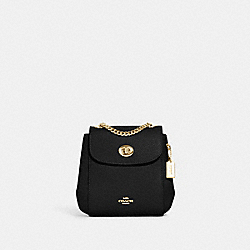Convertible Mini Backpack - C5677 - Gold/Black