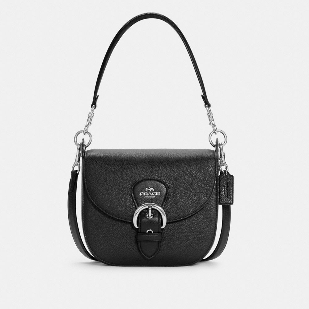 COACH C5686 Kleo Shoulder Bag 23 SV/BLACK