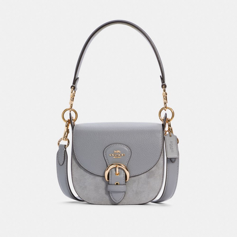 KLEO SHOULDER BAG 17 - IM/GRANITE - COACH C5687