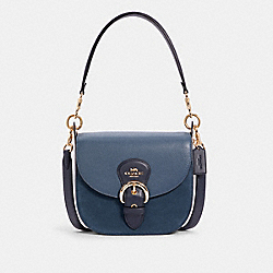 COACH C5688 Kleo Shoulder Bag 23 IM/DENIM MULTI