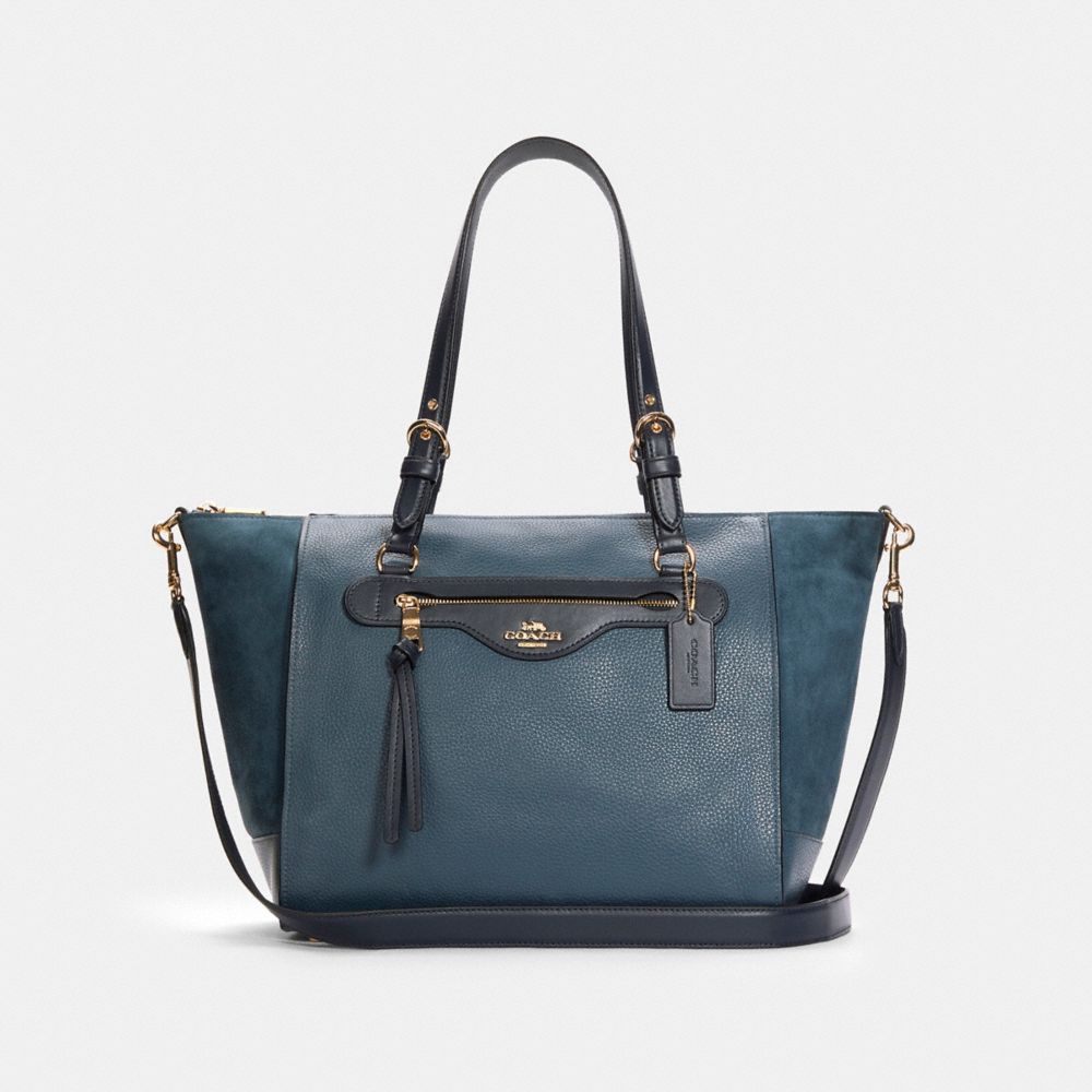 KLEO CARRYALL - IM/DENIM MULTI - COACH C5689