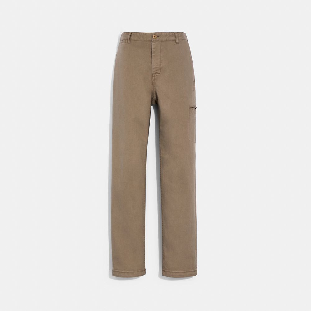 COACH C5753 Flat Front Chinos DUNE