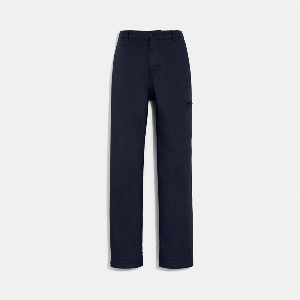 COACH C5753 Flat Front Chinos NAVY