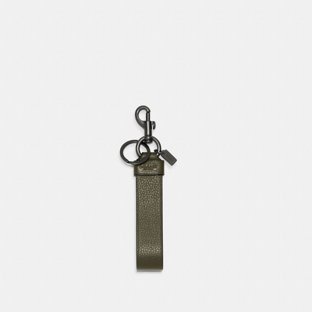 COACH C5765 Loop Key Fob QB/CARGO GREEN