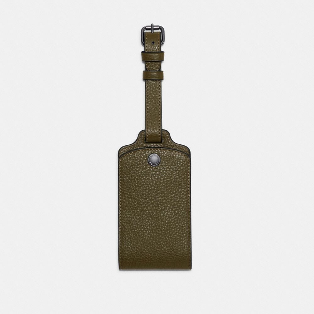 COACH C5766 - LUGGAGE TAG QB/CARGO GREEN