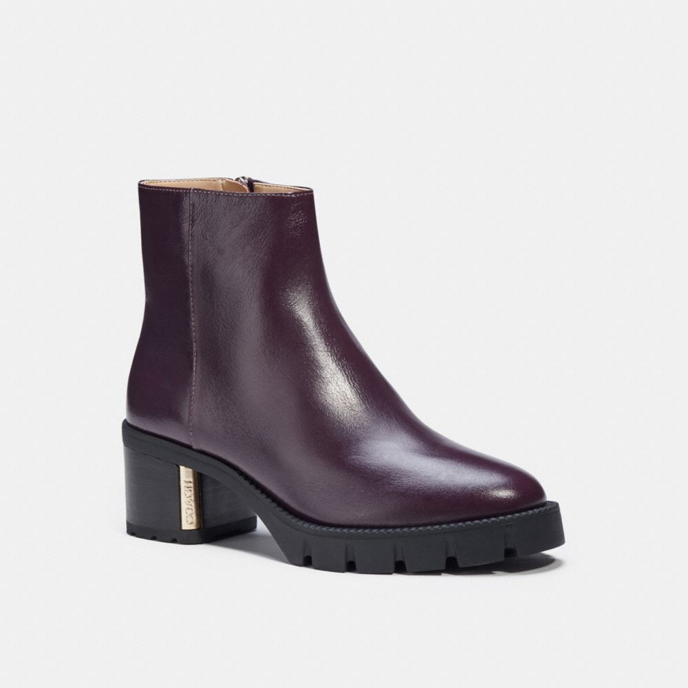 Chrissy Bootie - DEEP EGGPLANT - COACH C5910