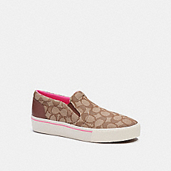 COACH C5932 - CITYSOLE SLIP ON SNEAKER KHAKI/SADDLE