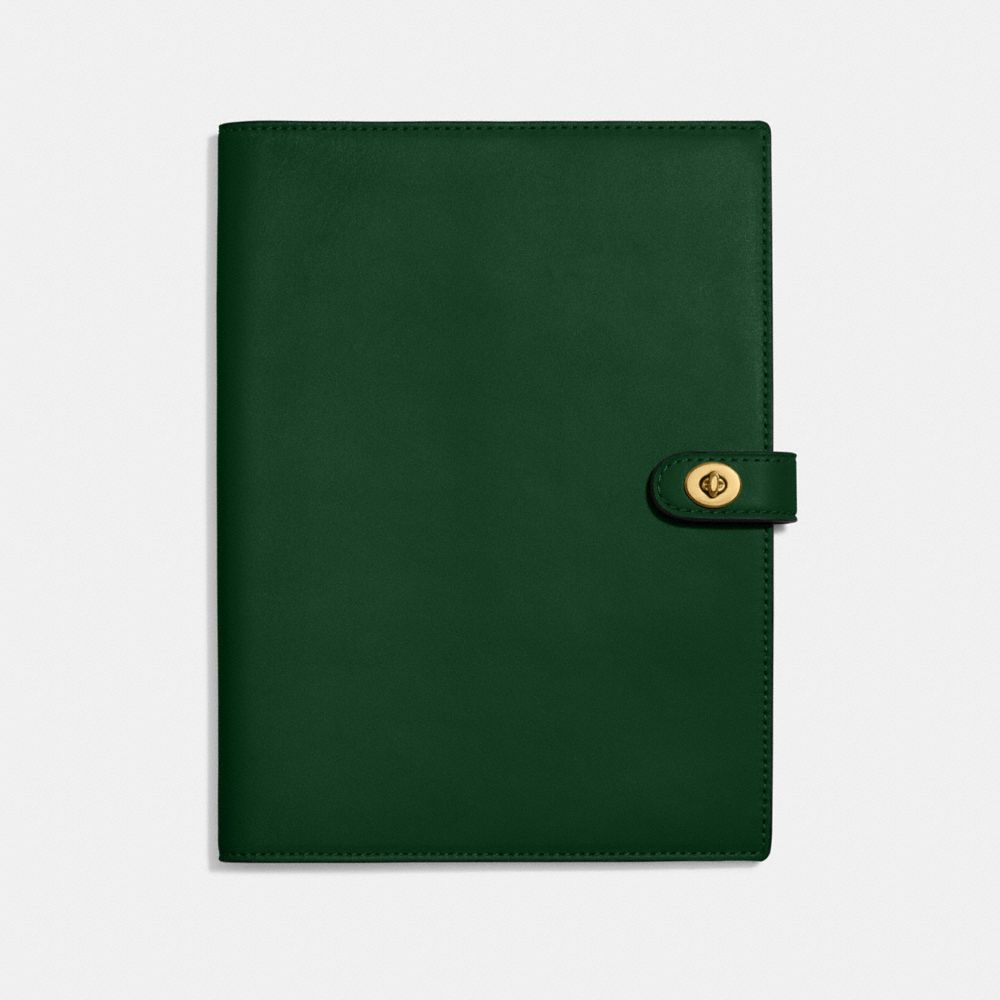 Notebook - C5936 - Brass/Dark Pine