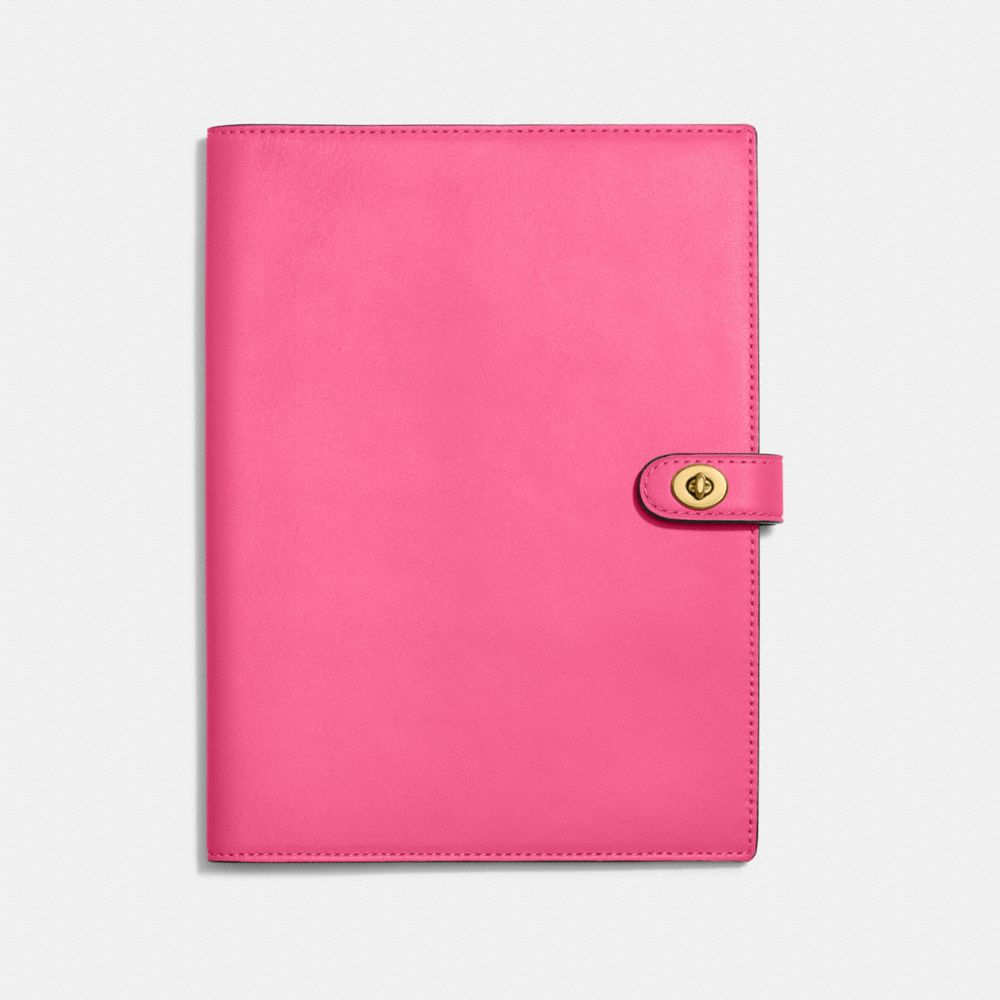 C5936 - Notebook Brass/Confetti Pink
