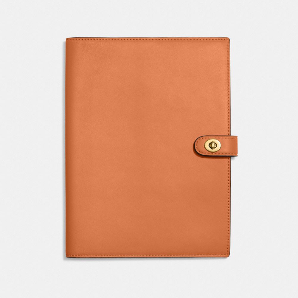 COACH C5936 Notebook BRASS/FADED ORANGE