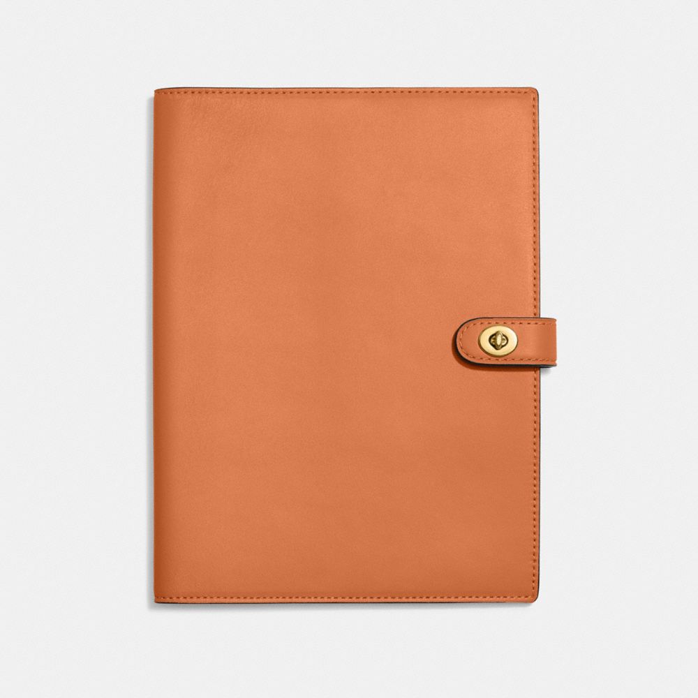 Notebook - C5936 - Brass/Faded Orange