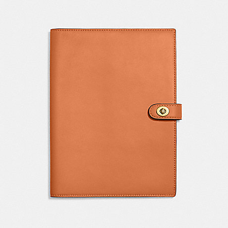 COACH C5936 Notebook Brass/Faded-Orange