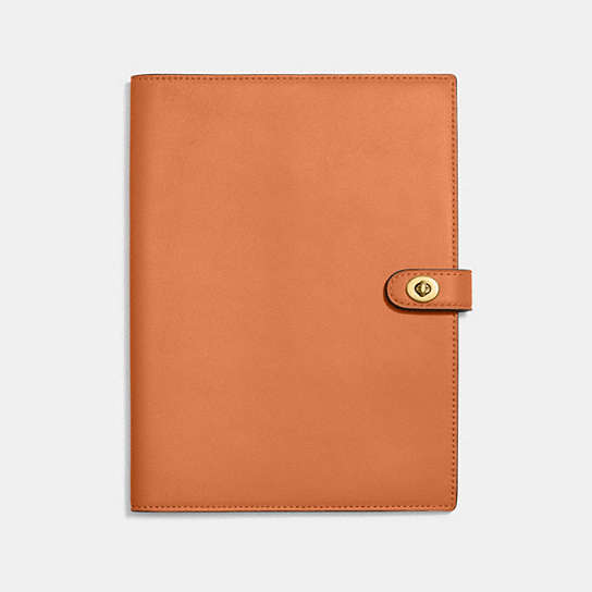 C5936 - Notebook Brass/Faded Orange