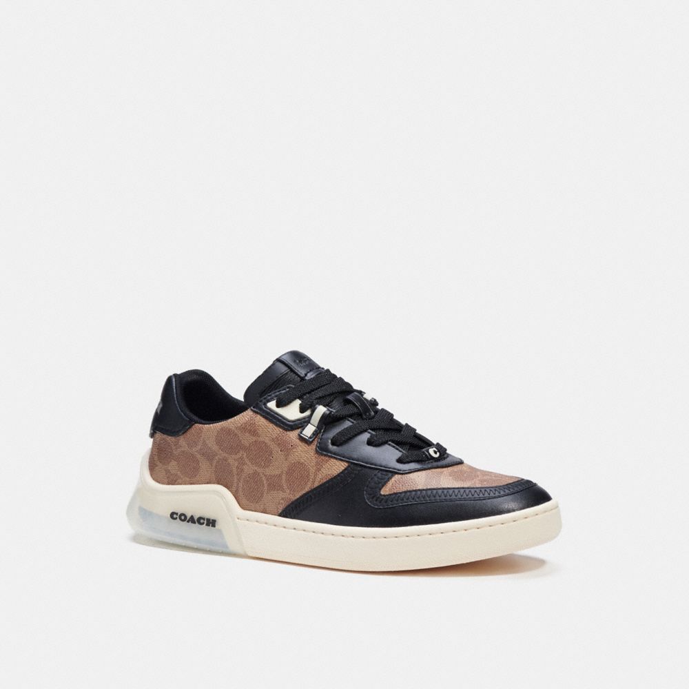 COACH C5938 Citysole Court Sneaker Tan/Black