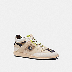 COACH C5943 - Citysole Mid Top Sneaker With Camo Print OYSTER CHALK