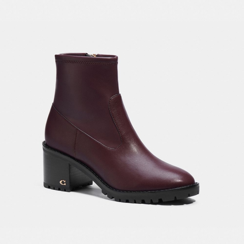 COACH C5975 - Joy Bootie DARK CRANBERRY