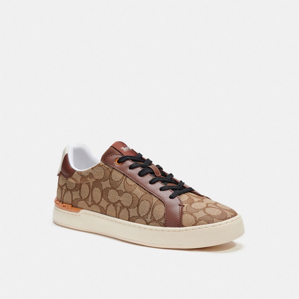 COACH C5981 - CLIP LOW TOP SNEAKER - KHAKI | COACH SHOES