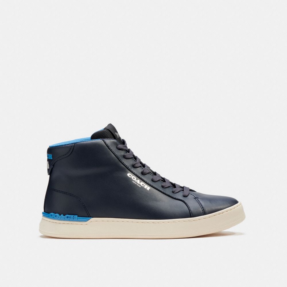 CLIP HIGH TOP SNEAKER - MIDNIGHT NAVY - COACH C5986