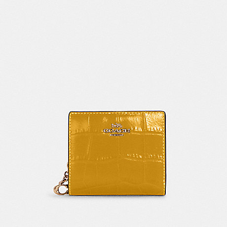COACH Snap Wallet - GOLD/FLAX - C6092
