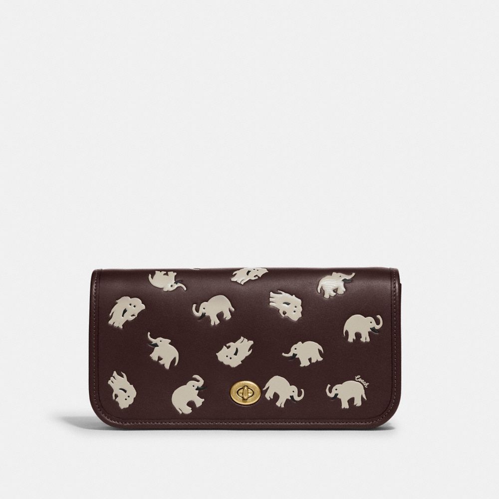 C6101 - Dinky Belt Bag With Elephant Print OL/Dark Teak Multi