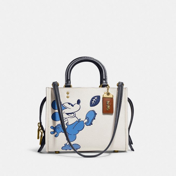 公式 Coach コーチ Disney X Coach ローグ 25 ウィズ ミッキーマウス 全てのレディースバッグ