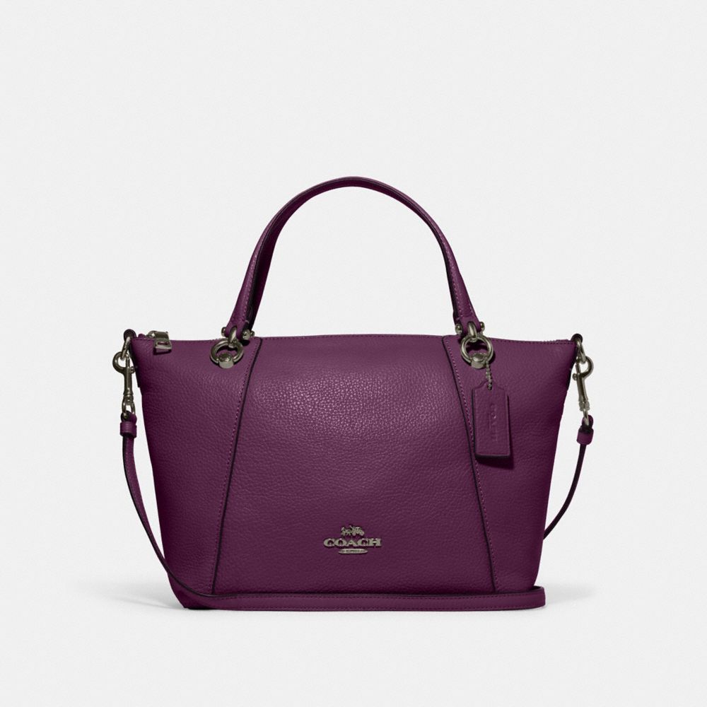 COACH C6229 Kacey Satchel QB/BOYSENBERRY