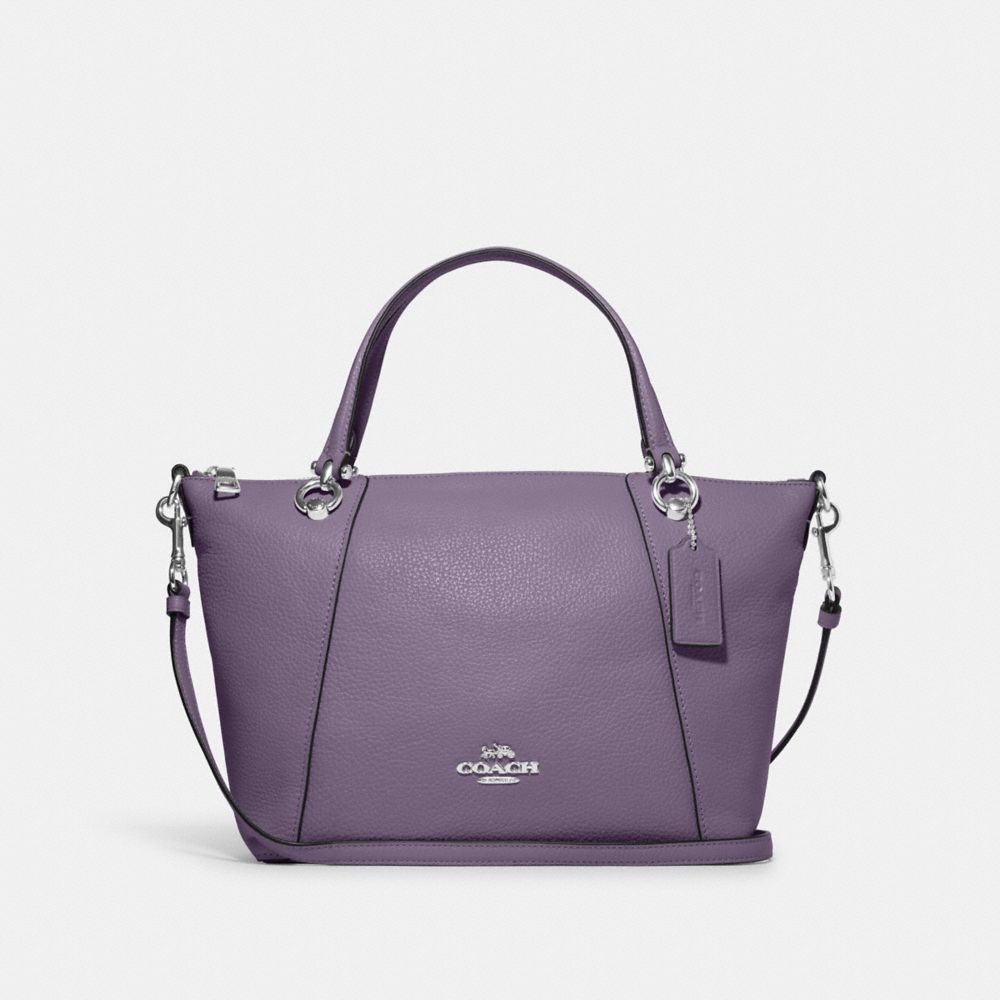 COACH C6229 Kacey Satchel SILVER/AMETHYST