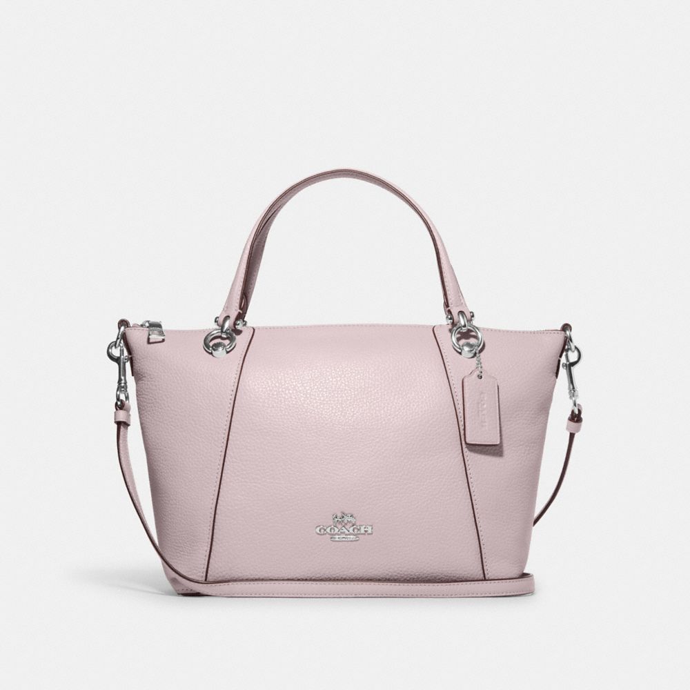 COACH C6229 Kacey Satchel Silver/Ice Pink