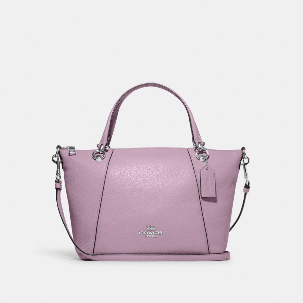 COACH C6229 Kacey Satchel Silver/Ice Purple