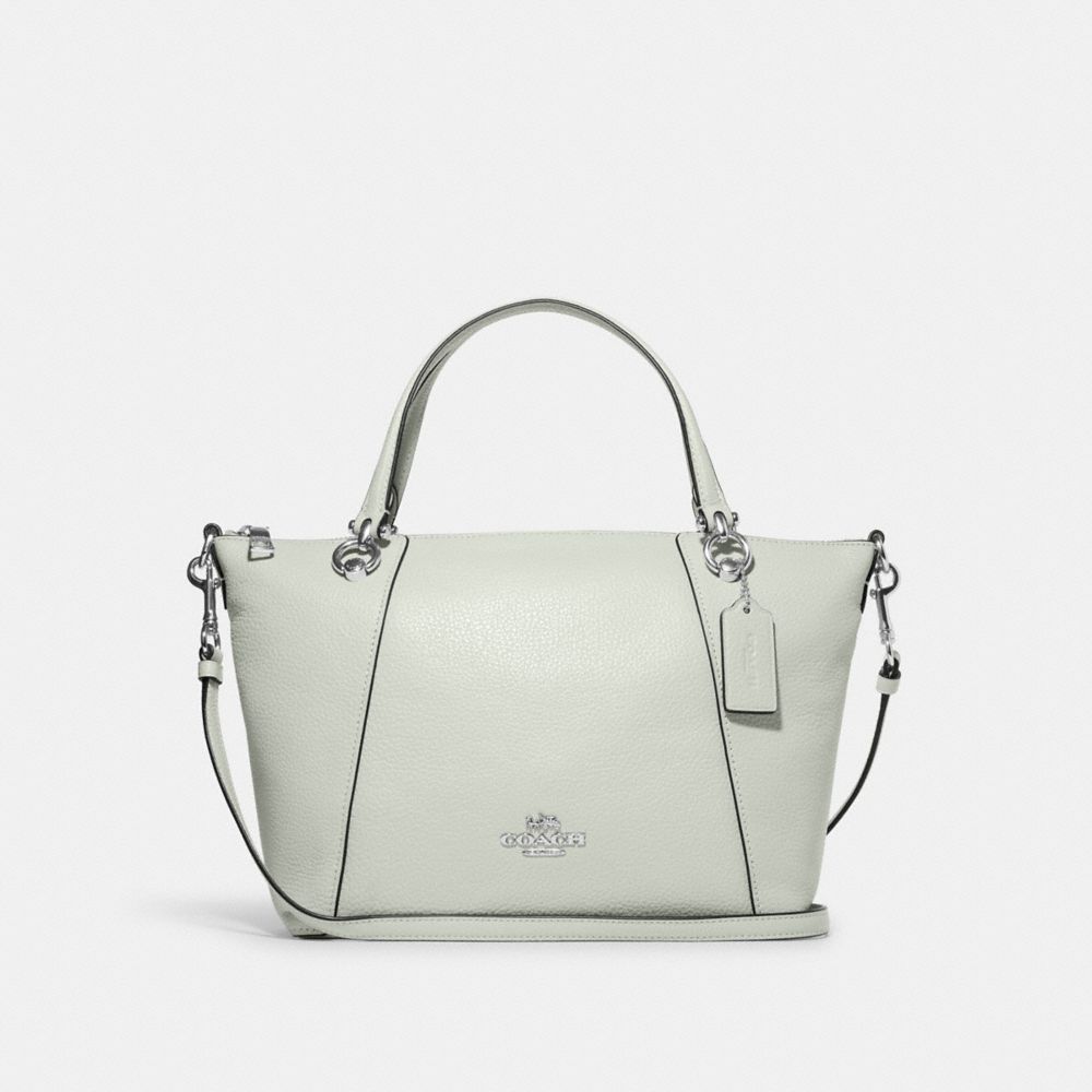 COACH C6229 Kacey Satchel Silver/Light Sage