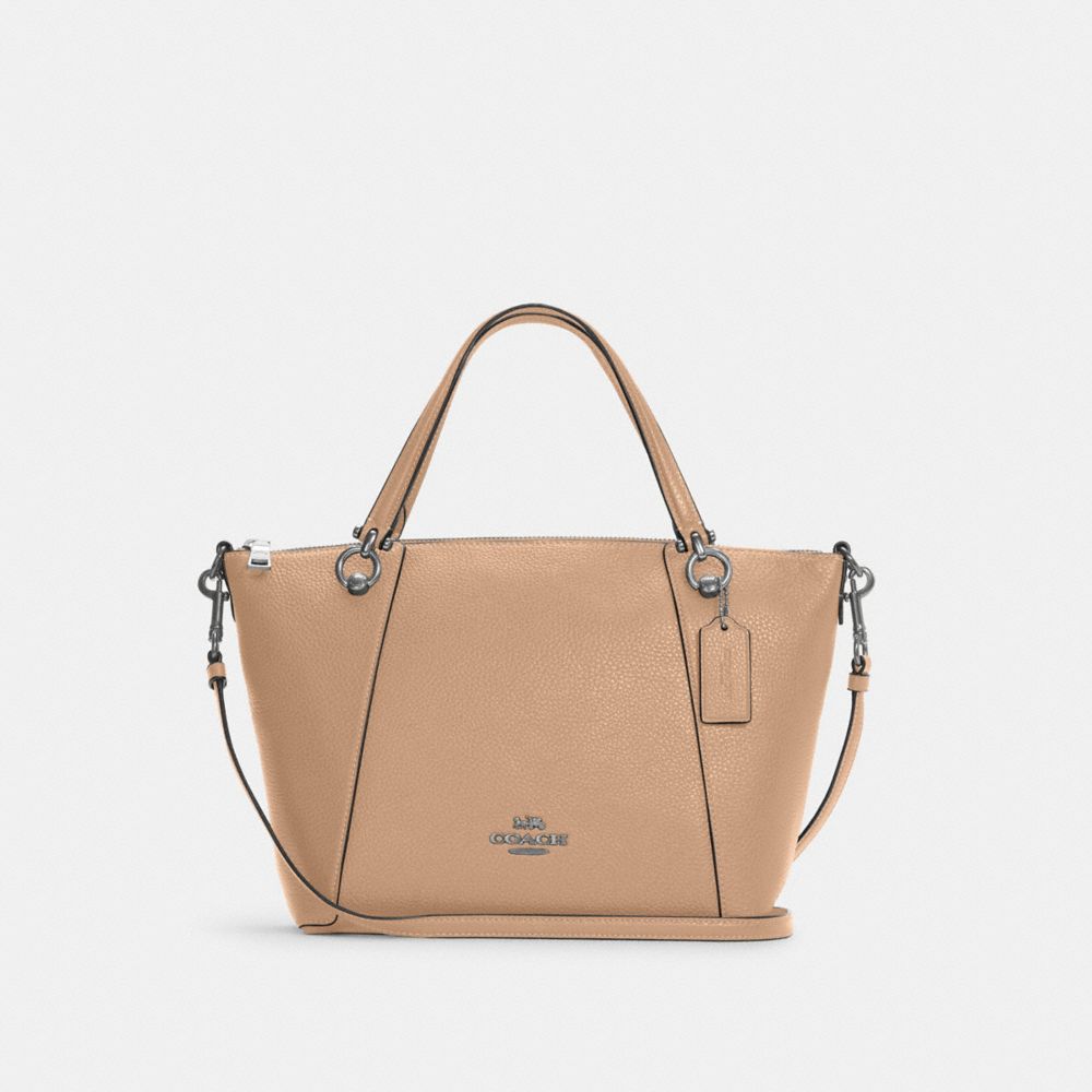 COACH Kacey Satchel - SILVER/TAUPE - C6229