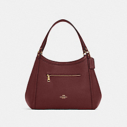 COACH C6231 Kristy Shoulder Bag GOLD/BLACK CHERRY