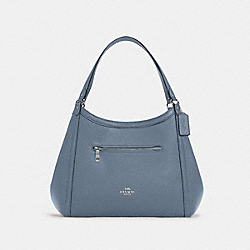 COACH C6231 Kristy Shoulder Bag SILVER/MARBLE BLUE