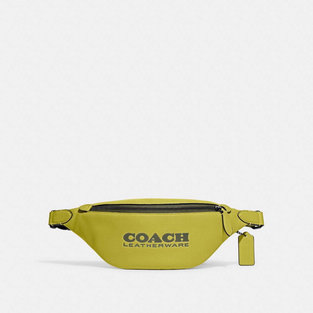 COACH C6291 Charter Belt Bag 7 KEY LIME/ARMY GREEN