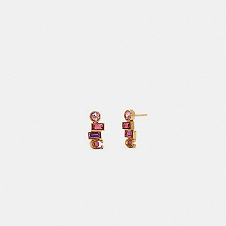 COACH Signature Jewel Stud Earrings -  - C6310