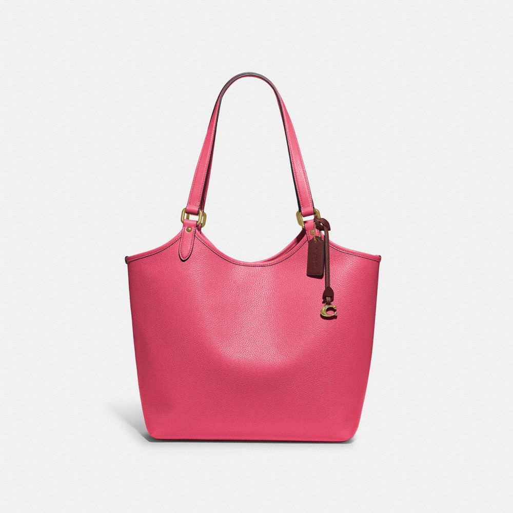 C6337 - Day Tote Brass/Petunia