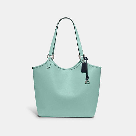 C6337 - Day Tote Silver/Faded Blue