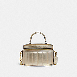 COACH C6347 - Trail Bag With Quilting BRASS/METALLIC SOFT GOLD