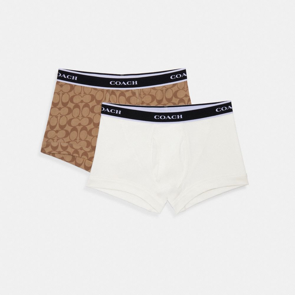 Boxer Set - WHITE KHAKI SIGNATURE - COACH C6367