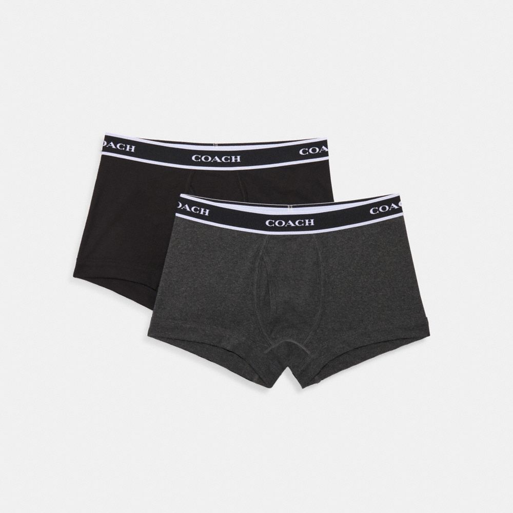 Boxer Set - BLACK/DARK HEATHER GREY - COACH C6367