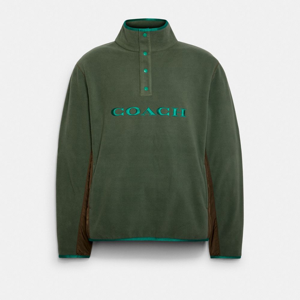 COACH C6375 Fleece Popover AGATE