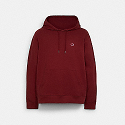 COACH C6376 Lounge Hoodie POMEGRANATE.