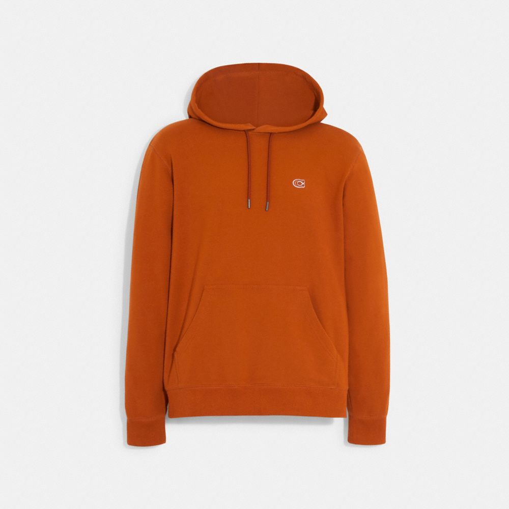 COACH C6376 Lounge Hoodie Rust