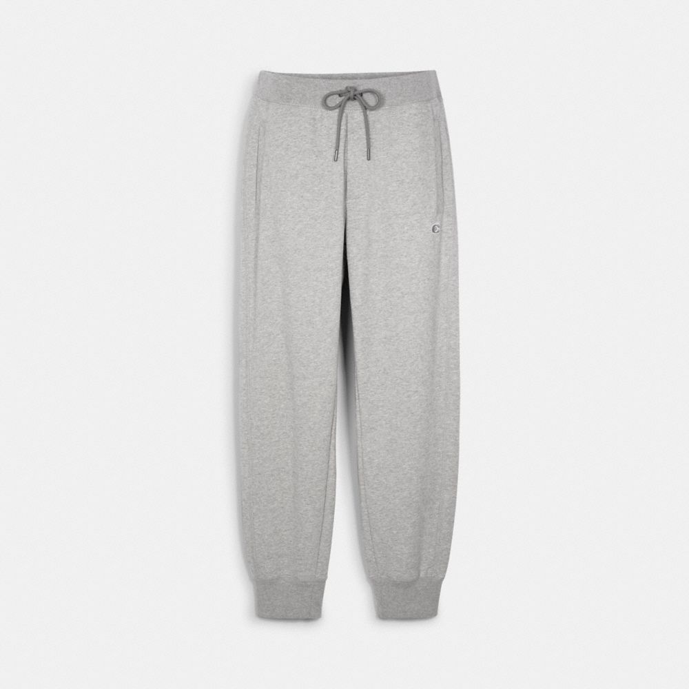 Lounge Jogger - LIGHT HEATHER GREY - COACH C6377