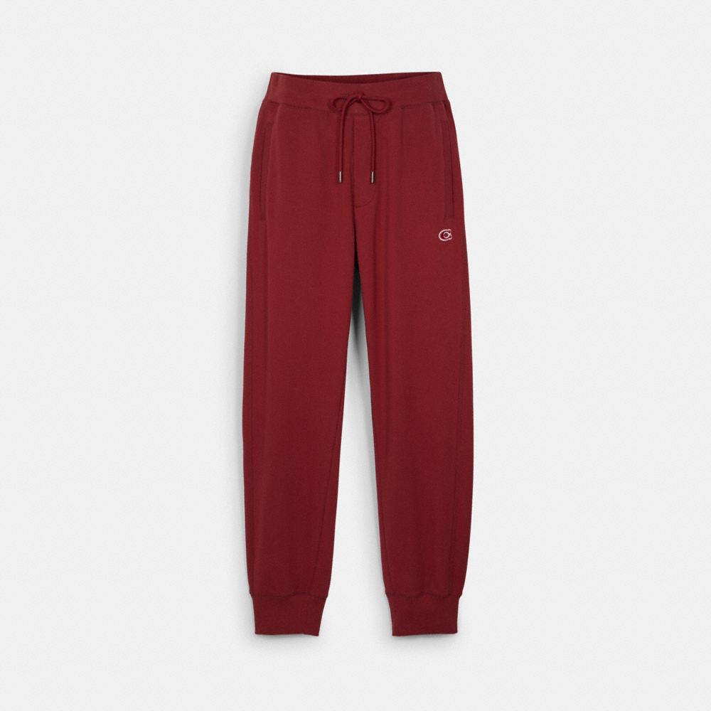 COACH C6377 - LOUNGE JOGGER - POMEGRANATE. | COACH MEN