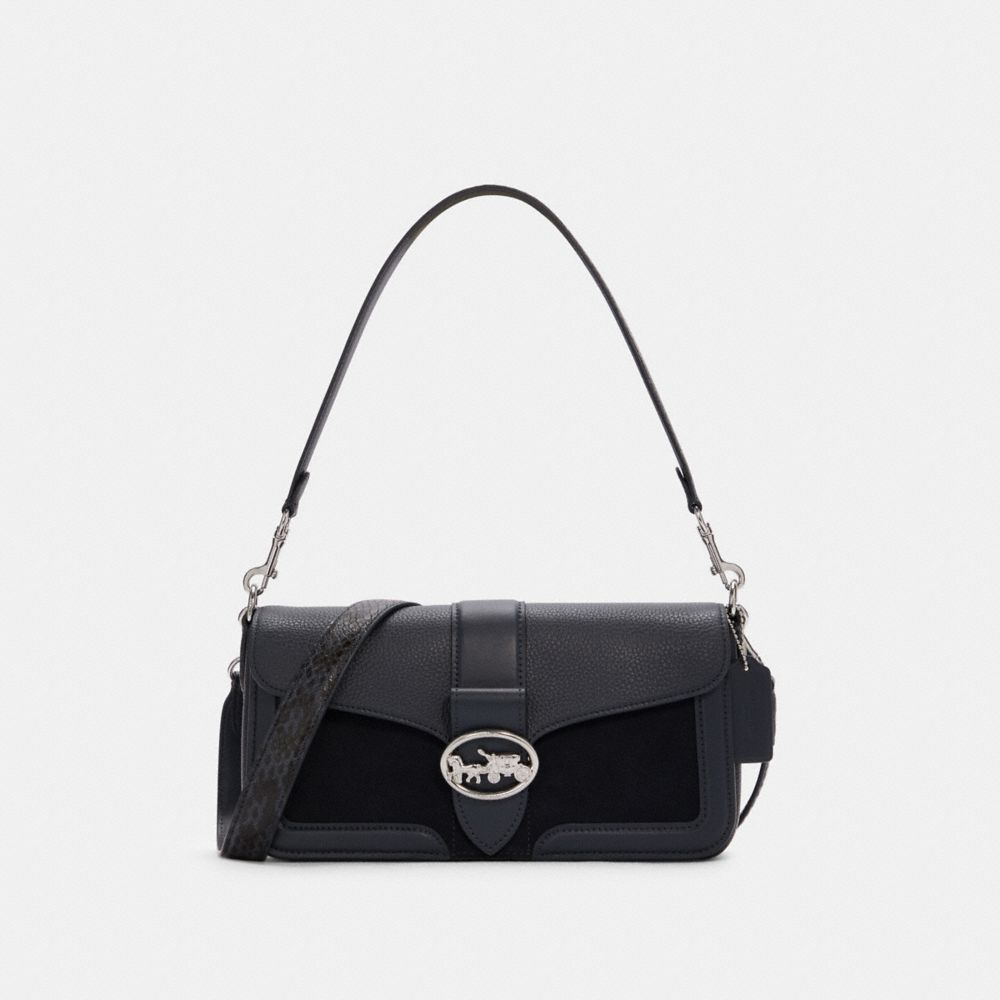 Georgie Shoulder Bag - SILVER/MIDNIGHT MULTI - COACH C6433