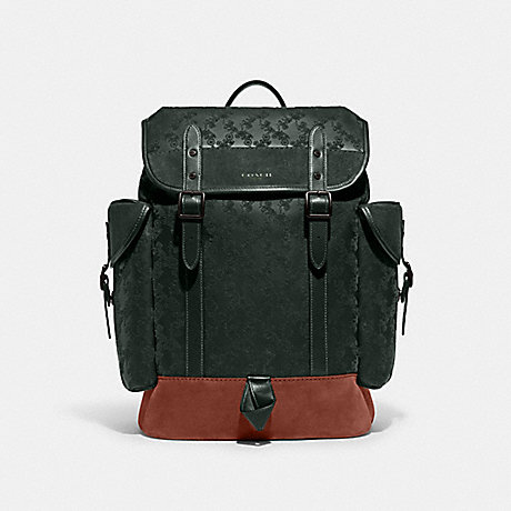 COACH C6609 Hitch Backpack With Horse And Carriage Amazon Green