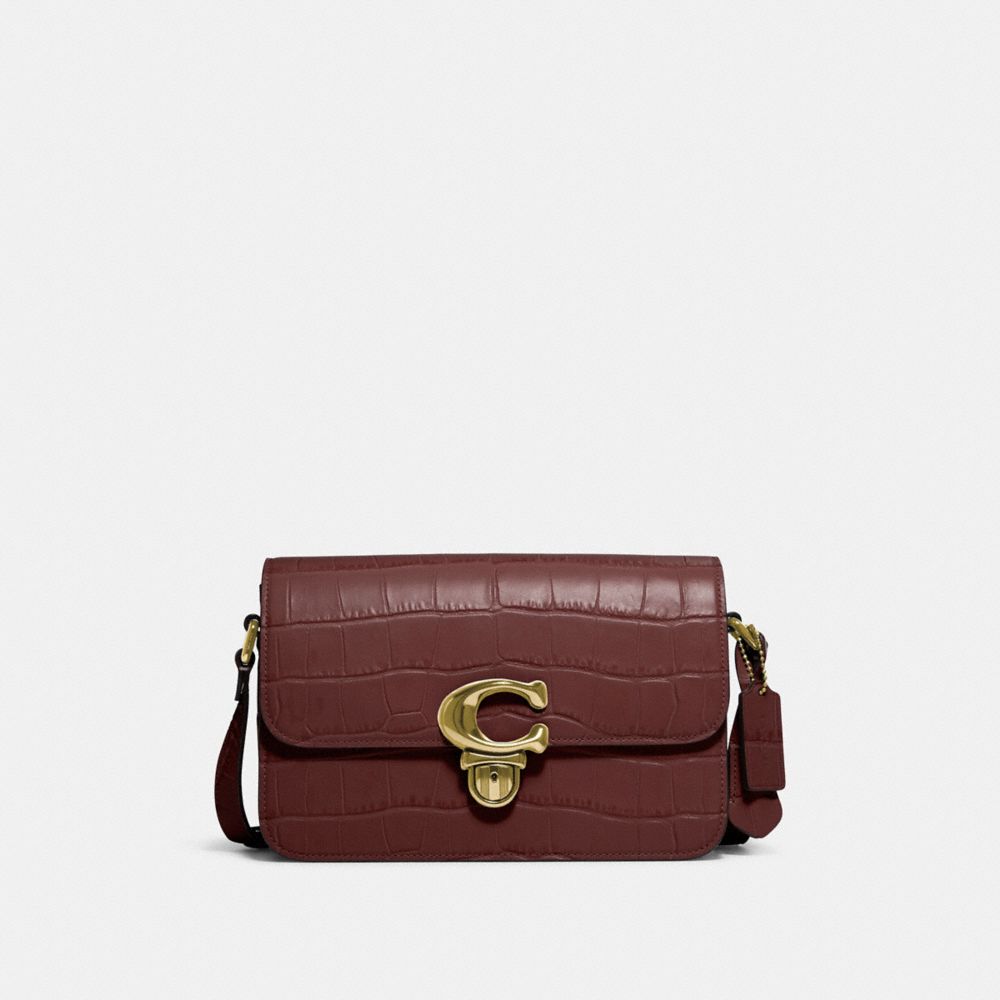 Studio Shoulder Bag - C6640 - Brass/Wine