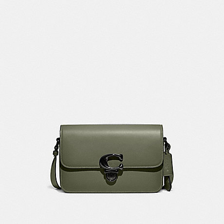 COACH C6641 Studio Shoulder Bag Pewter/Army-Green