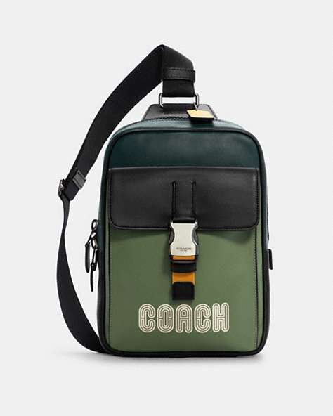 Track Pack In Colorblock With Coach Patch